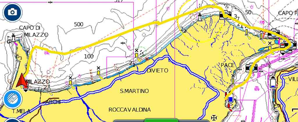 Siracusa Taormina rotta periplo Sicilia Fontaine Pajot Saba 50 catamarano barca a vela