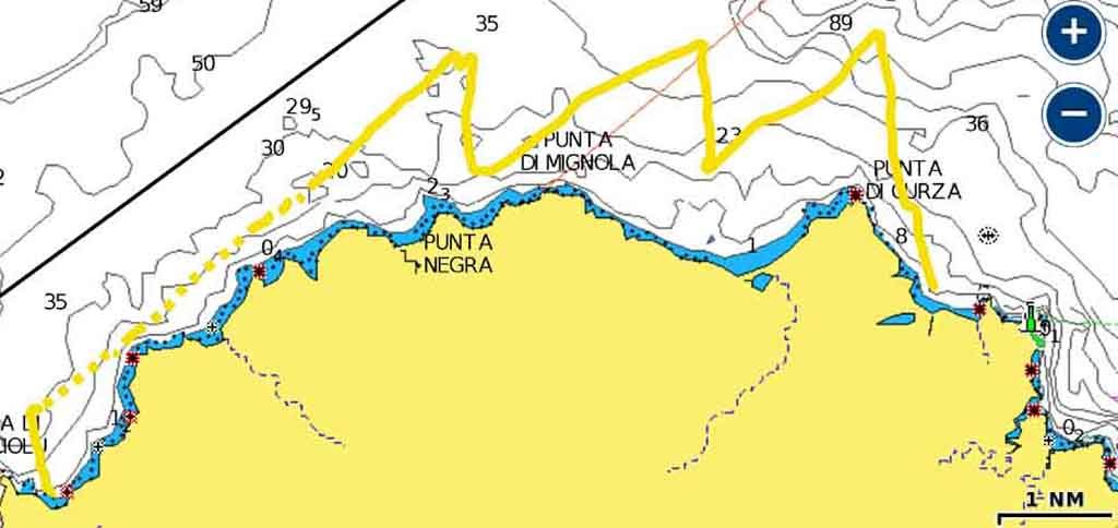 Si veleggia Corsica Cala du Lacciolu rotta esperienze di vela uscite in barca vela crociere 